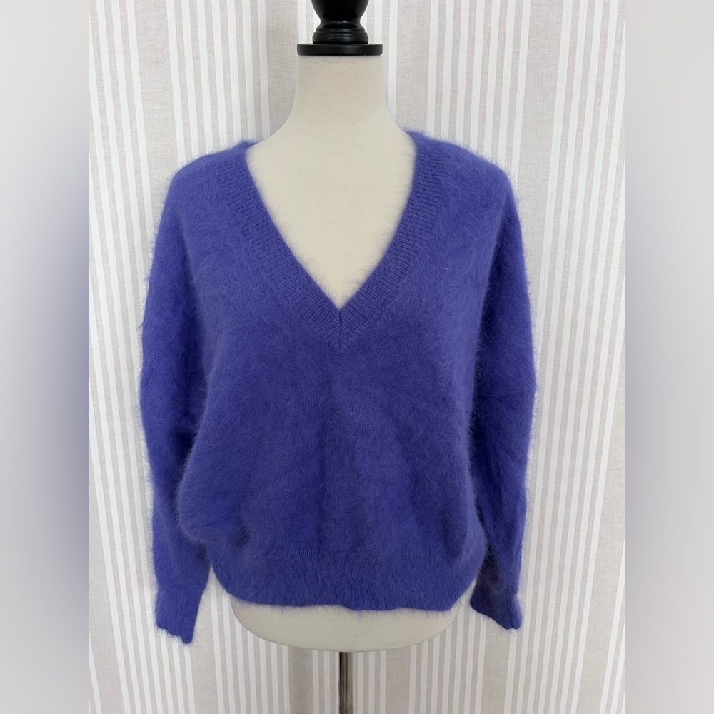 bellerose DATHE ANGORA-BLEND SWEATER Purple Women’s Size 4 Oversized - Picture 7 of 10